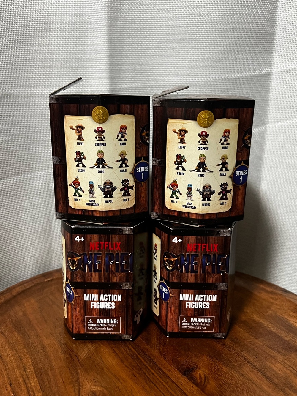 4x One Piece Netflix Series 1 Mini Action Figures - New/Sealed Blind Box Lot